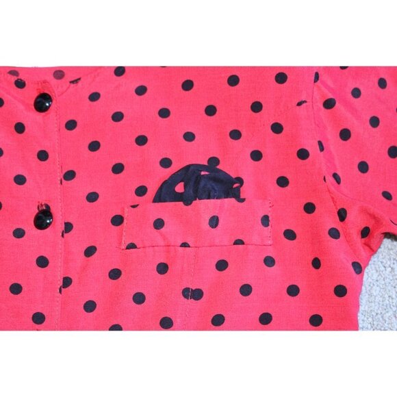 Host Pick!! 🪐🍀🎱🌈 Vintage 1970s does 40s -Shoulder Pad Top, Andrews Sisters M - Picture 9 of 10